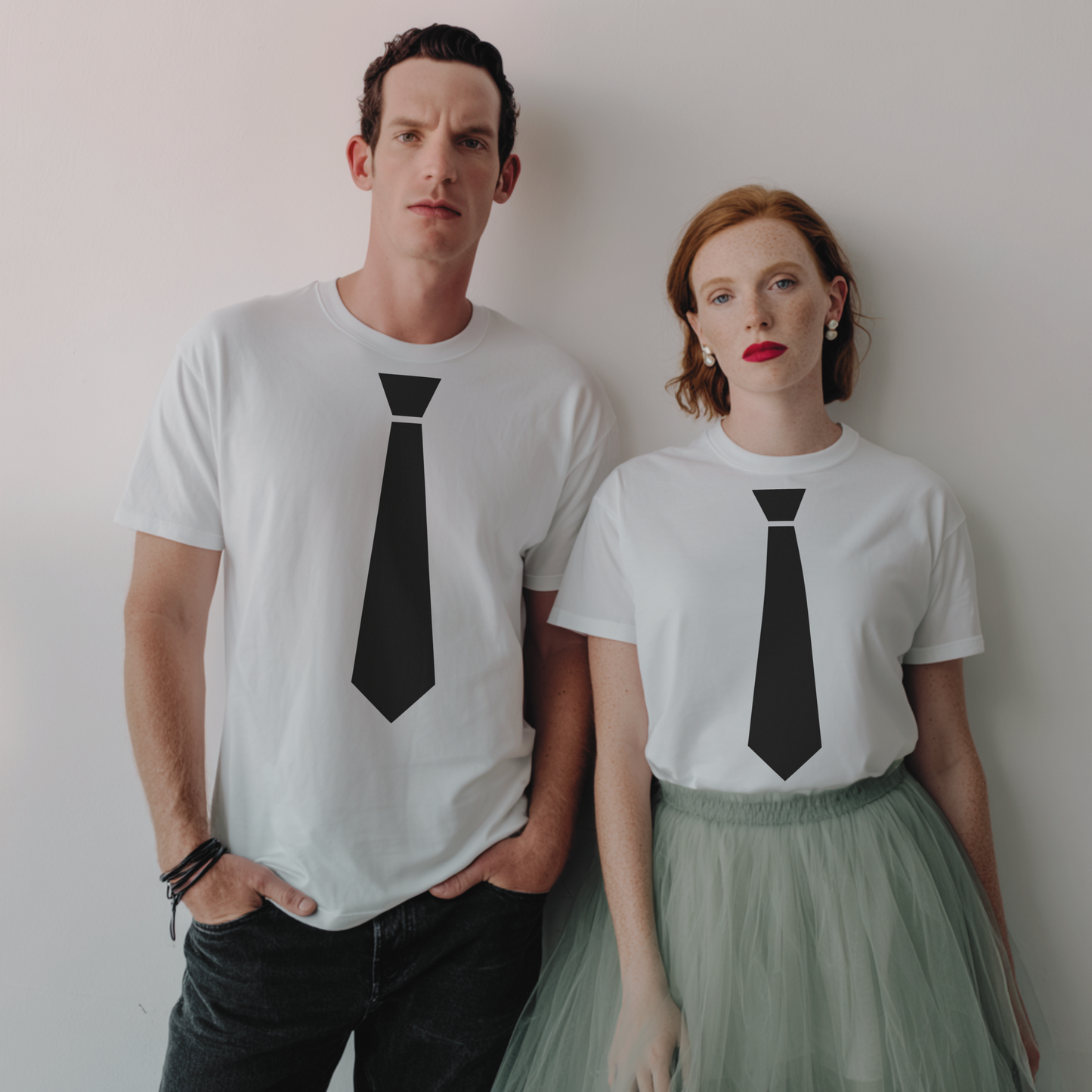 Black Tie Minimalist T-Shirt