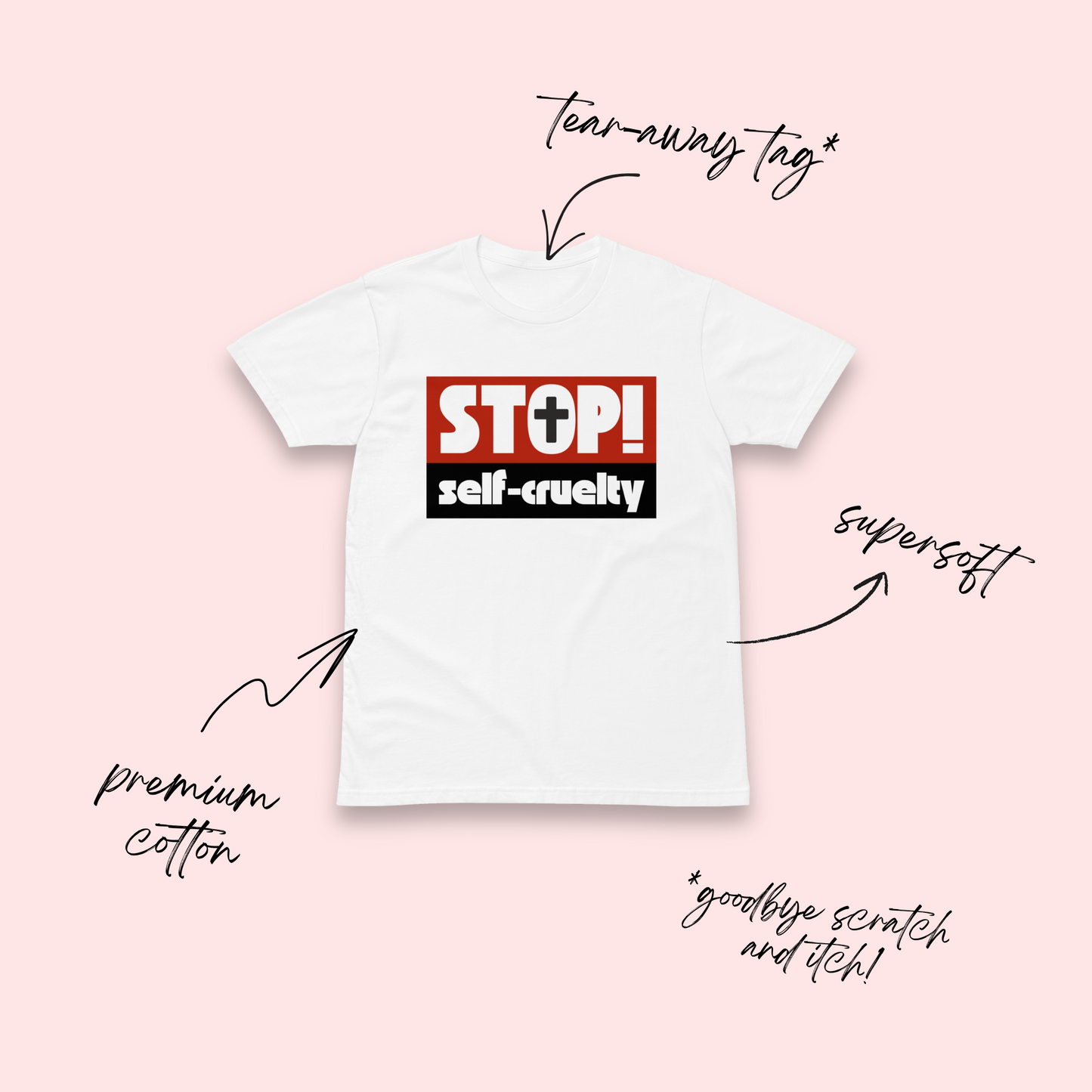 Stop Self-Cruelty Minimalist T-Shirt