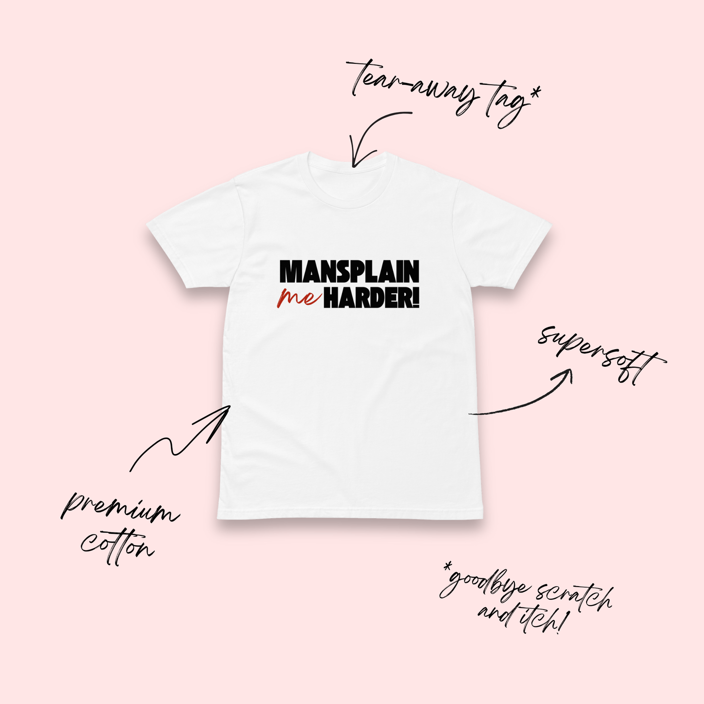 Mansplain Me Harder! Minimalist T-Shirt