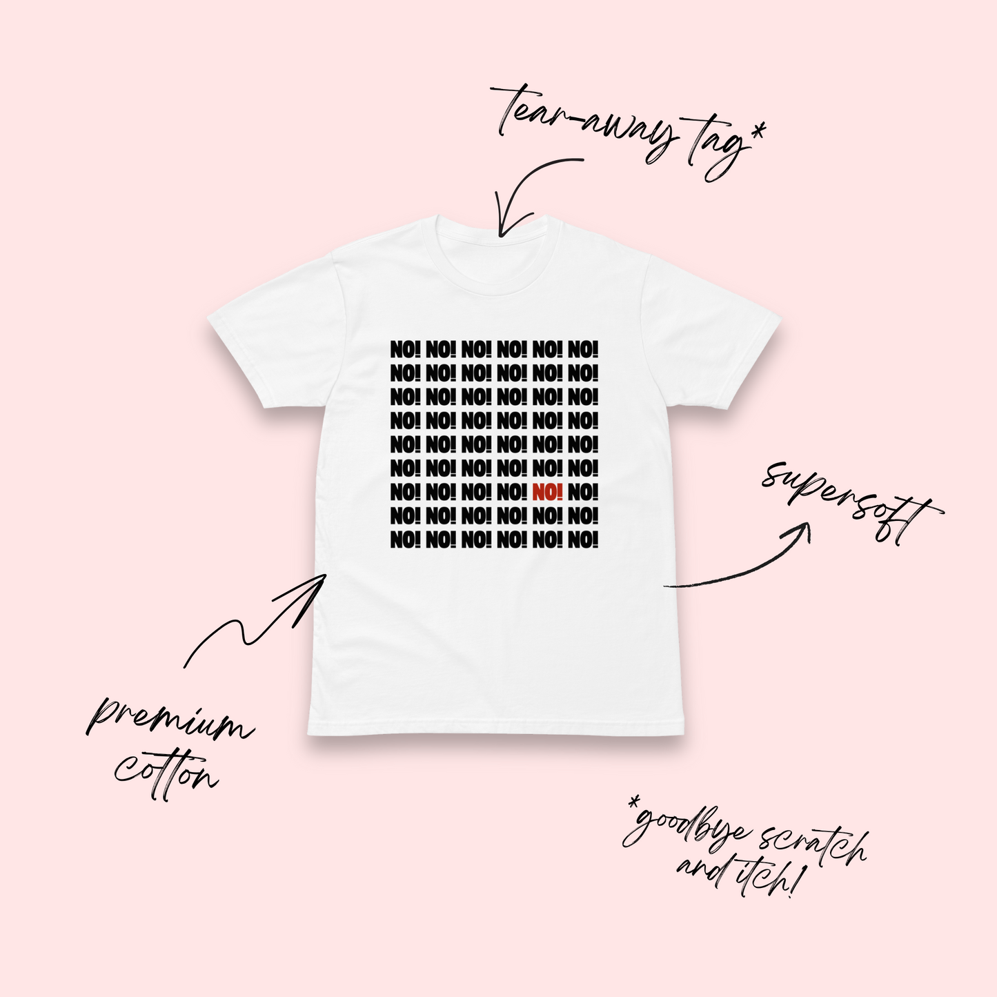 No! Minimalist T-Shirt