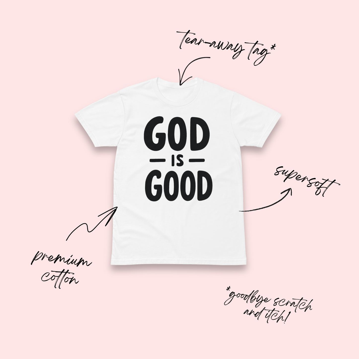 God Is Good Minimalist T-Shirt