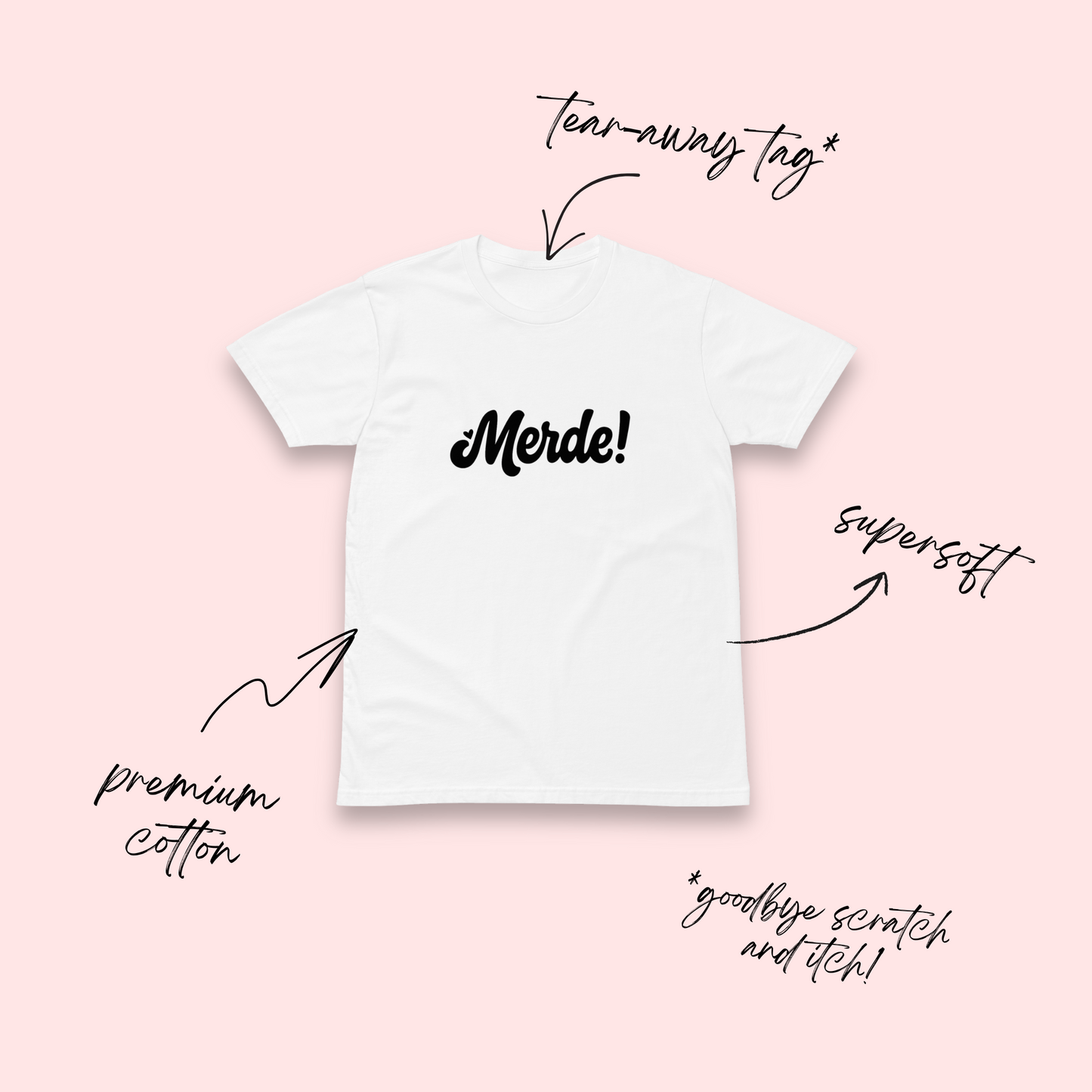 Merde! Minimalist T-Shirt