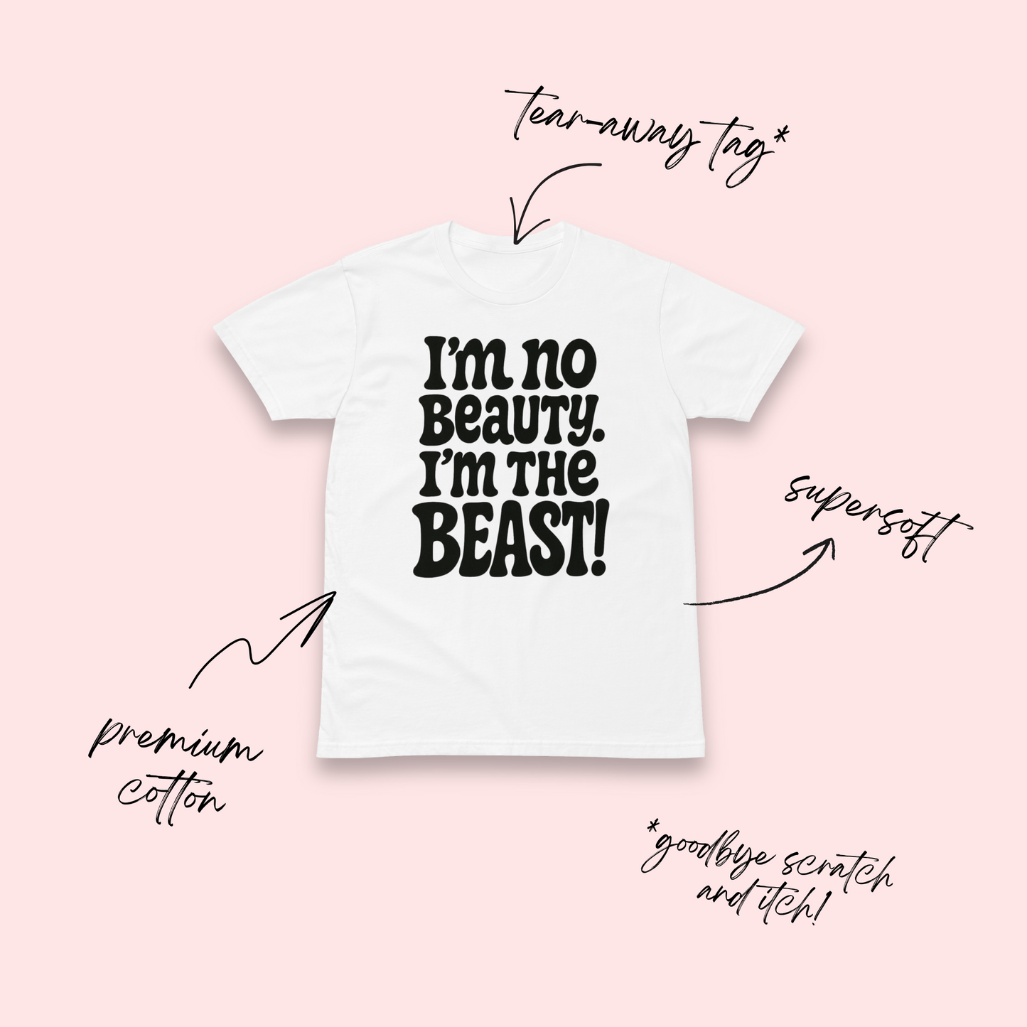 Beauty not Beast White T-Shirt
