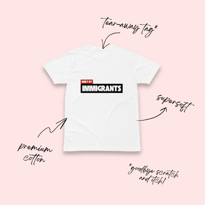 Built By Immigrants Minimalist T-Shirt