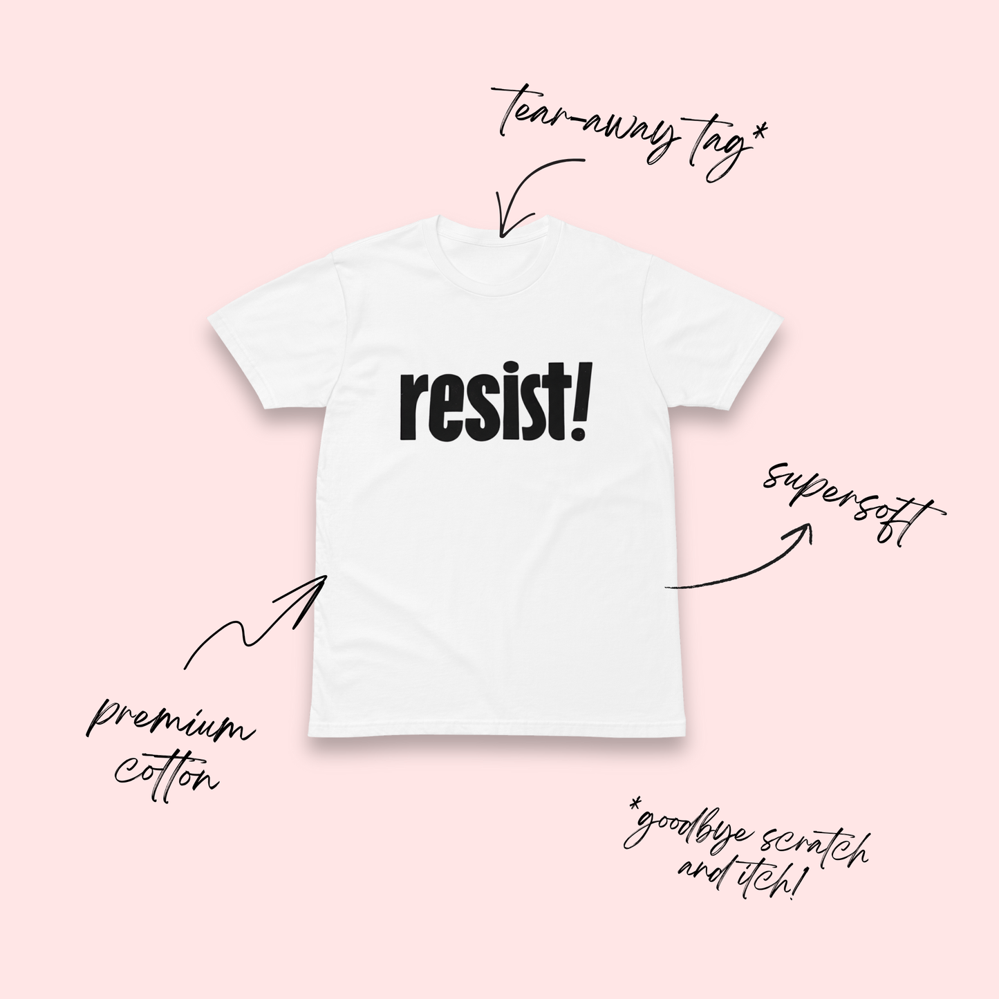 Resist! White T-Shirt