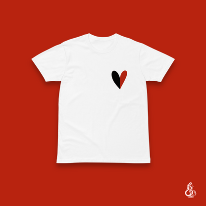 Angel & Devil Heart Minimalist T-Shirt