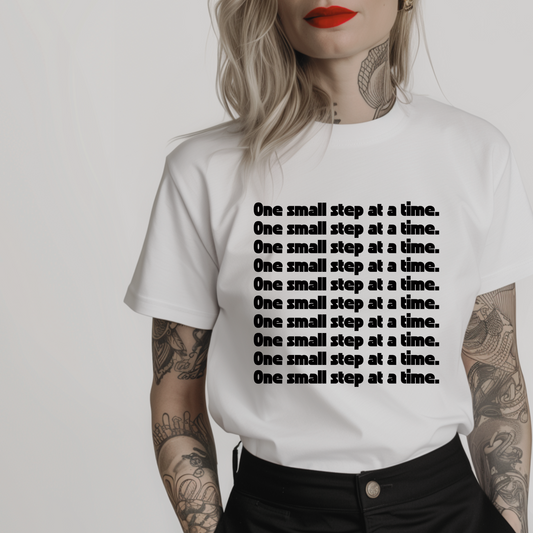 One Step at a Time Minimalist T-Shirt