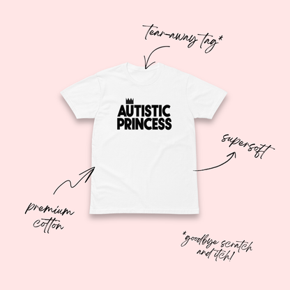 Autistic Princess Minimalist T-Shirt